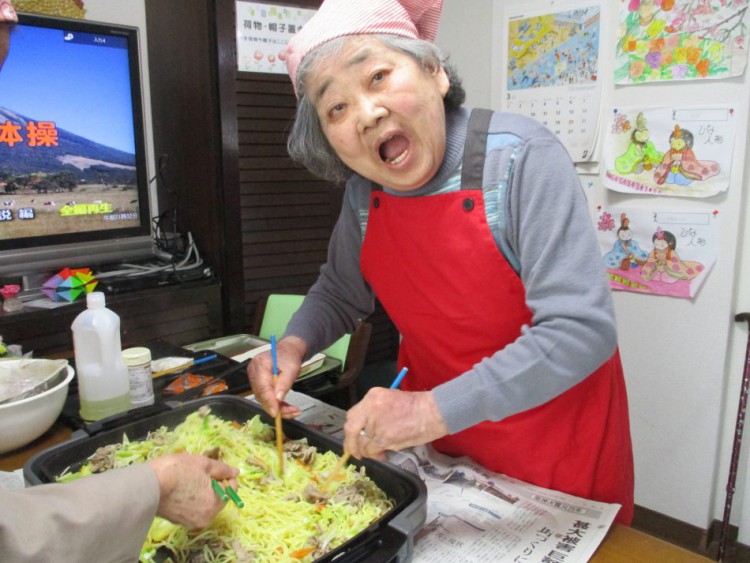 「頑張ってます。美味しのを作るからね～！」